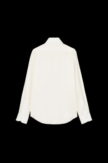 CAMISA COMBINADA ZW COLLECTION - Crudo de Zara