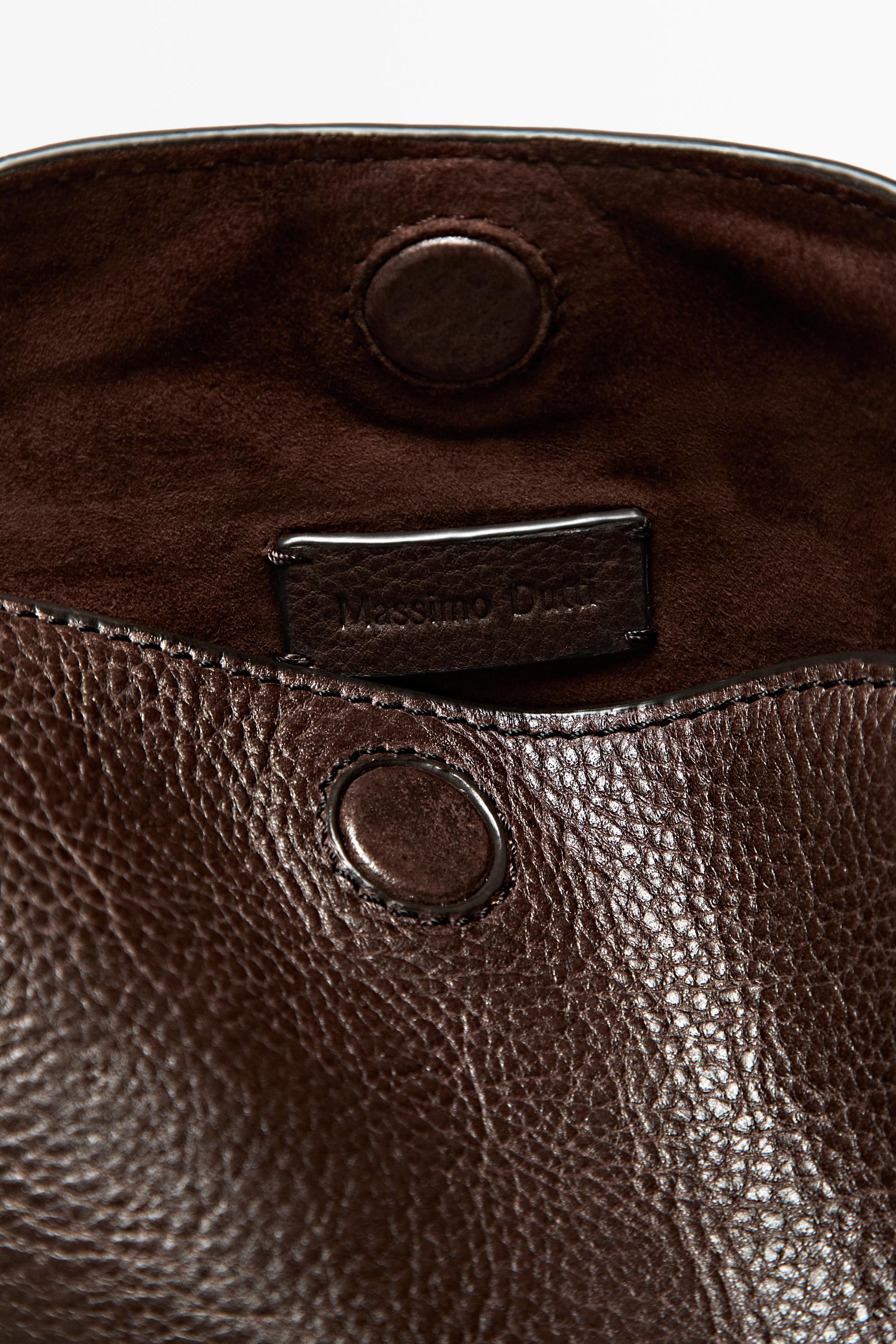 Mini nappa leather toiletry bag