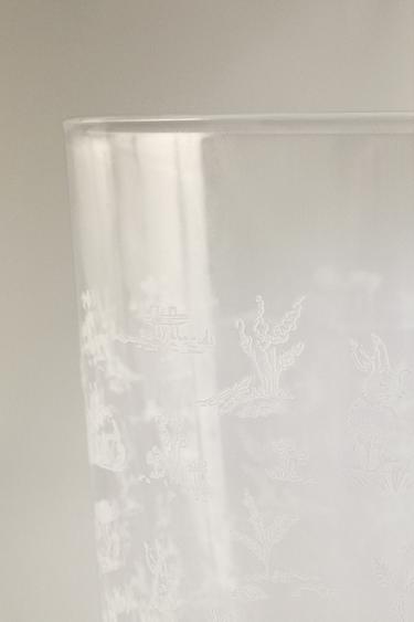 TRANSFER GLASS TUMBLER - White by Zara - Image 4