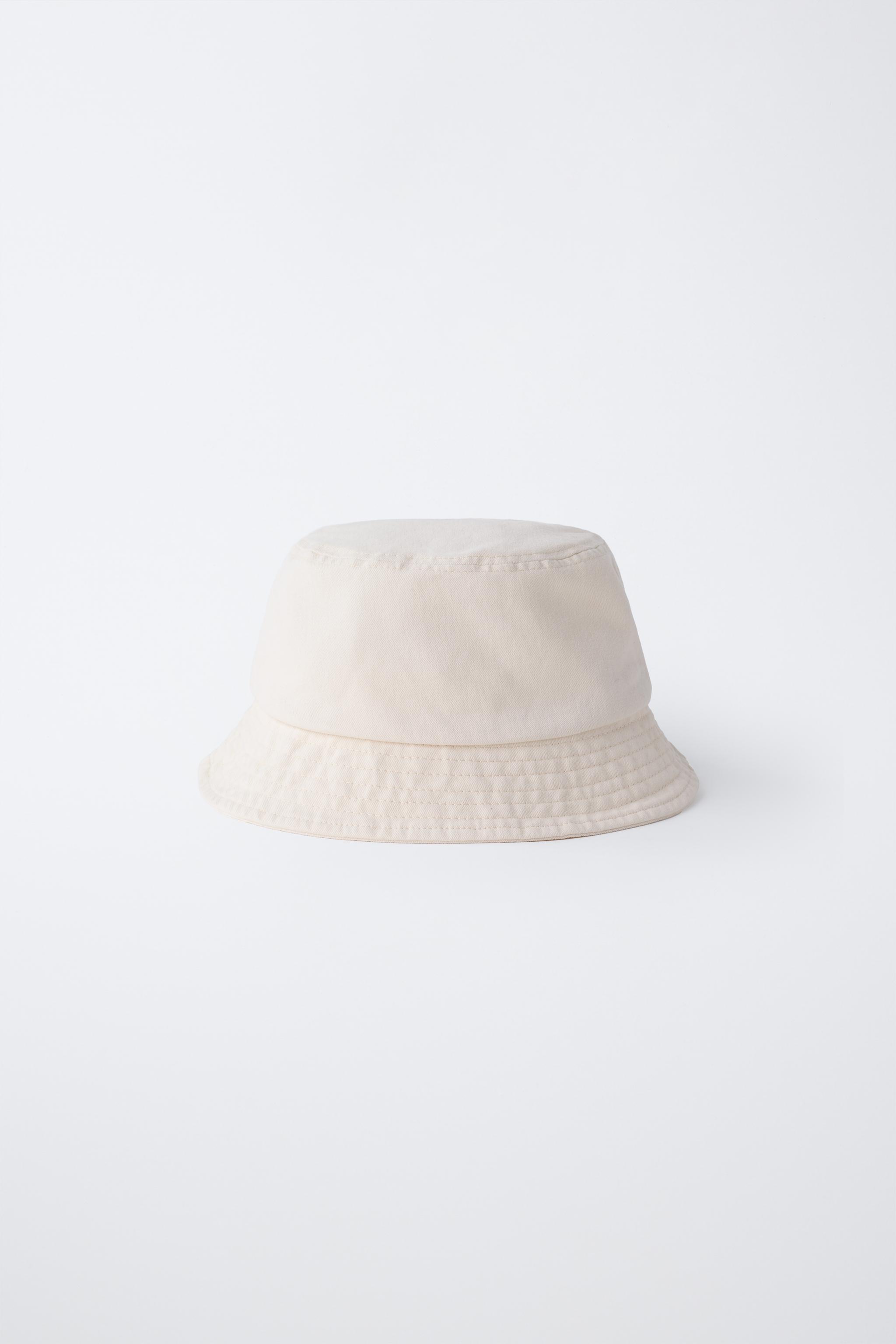 CONTRAST STITCH BUCKET HAT