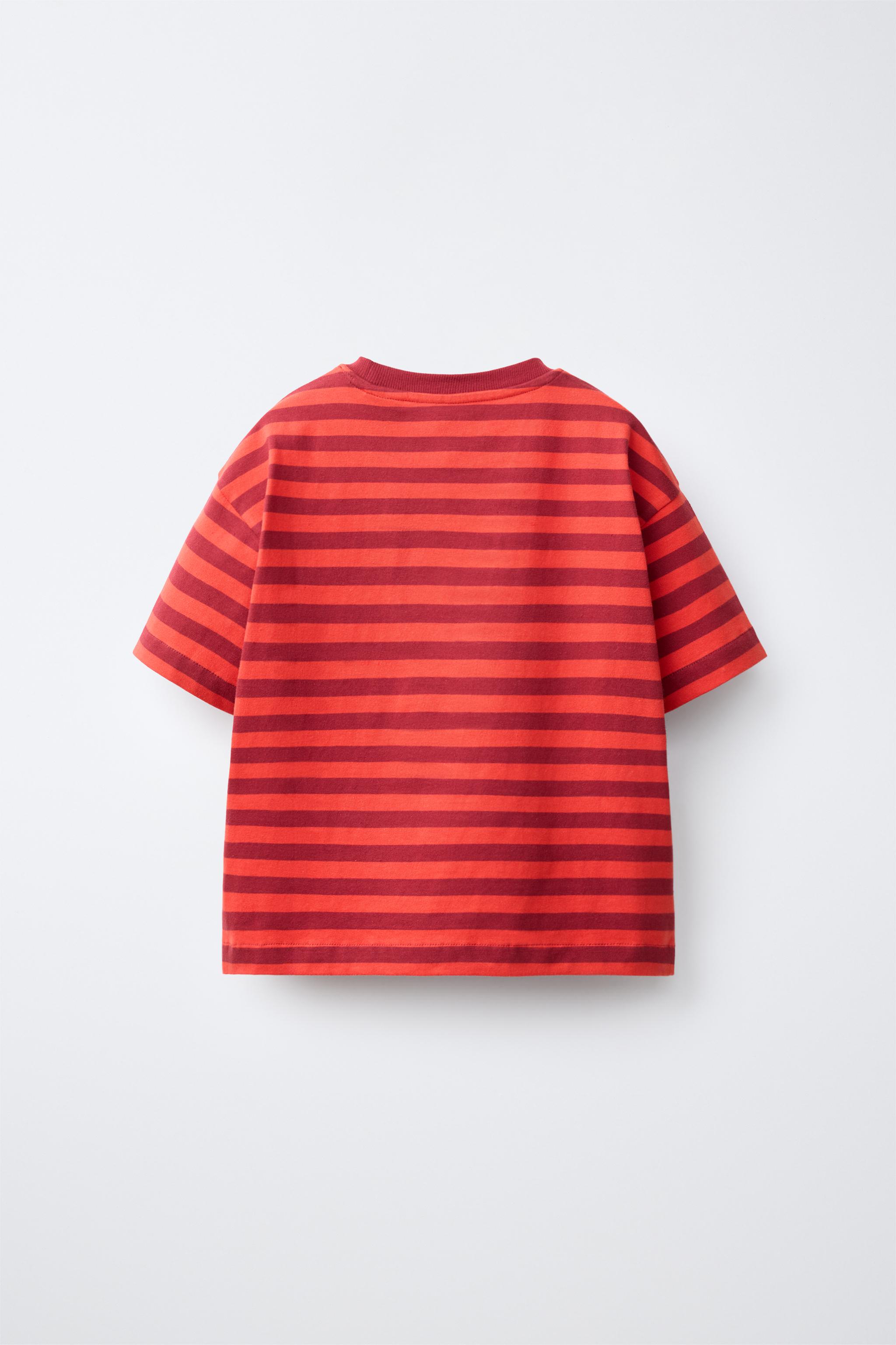 Детские футболки Zara NIRVANA ® PRINT STRIPED T-SHIRT — фото 2