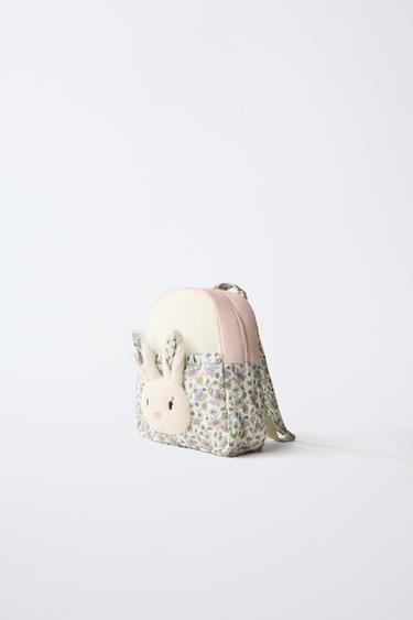 Zara BUNNY BACKPACK - Pink - Image 0