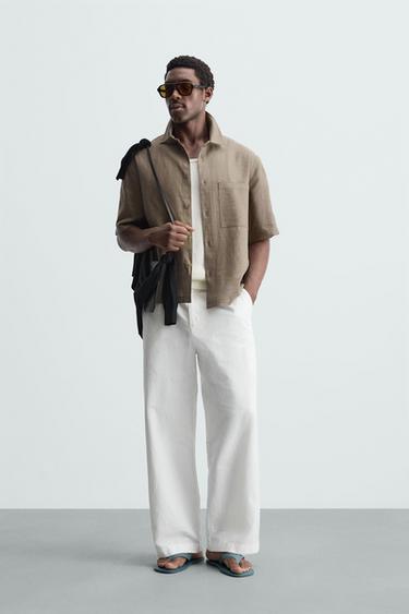 CAMISA VISCOSA - YUTE - Visón de Zara - Imagen 0