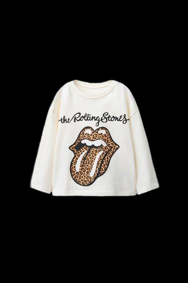 Zara ROLLING STONES © PRINTED T-SHIRT - Ecru - Image 0