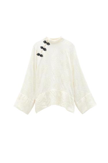JACQUARD BLOUSE