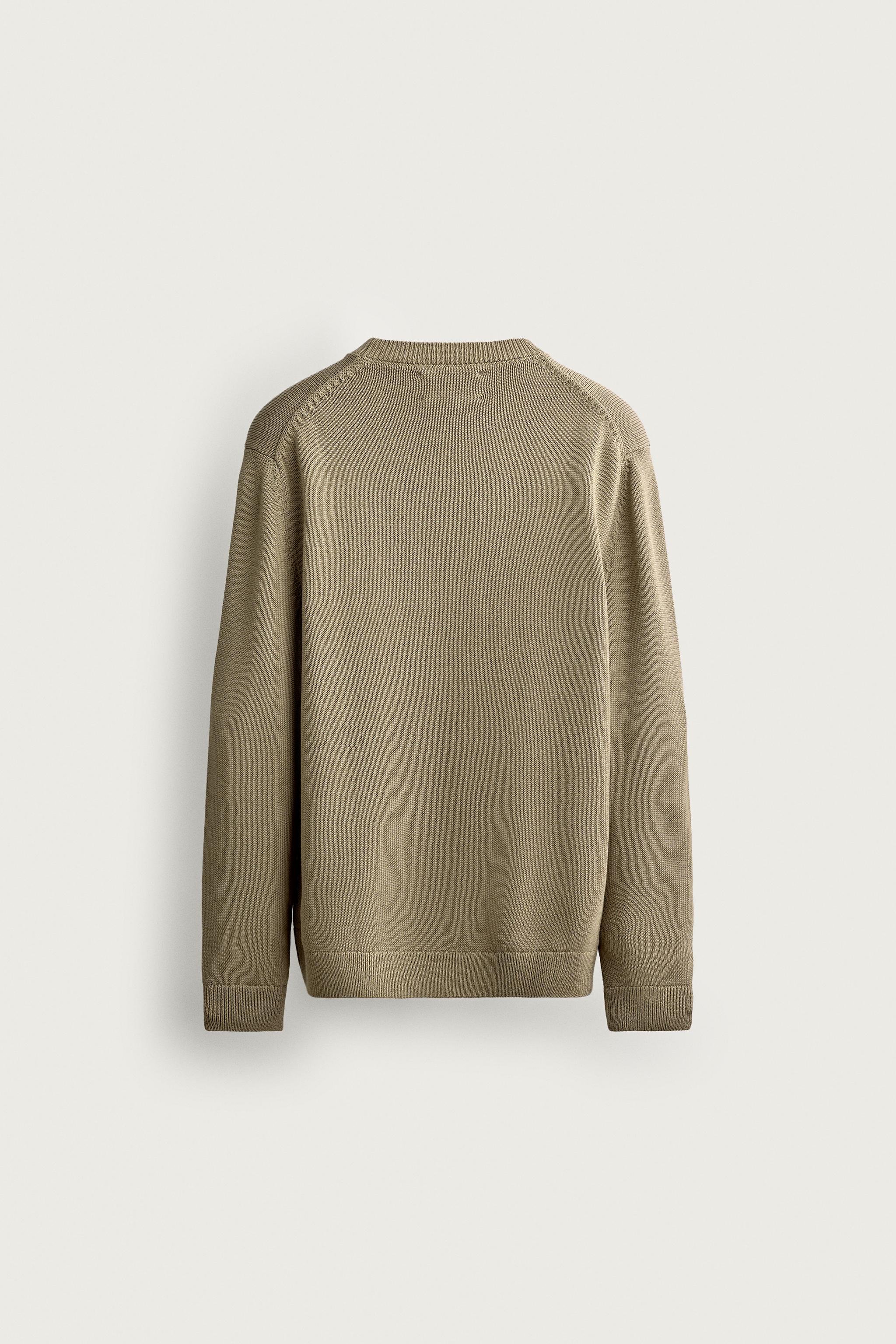 100% COTTON REGULAR FIT SWEATER