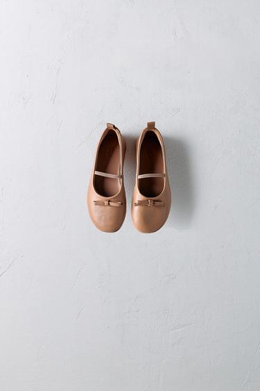 BALLERINES EN CUIR ÉDITION LIMITÉE - Rose de Zara