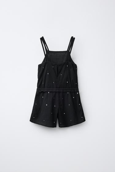 COMBI-SHORT À MIROIRS - Noir de Zara - Image 1