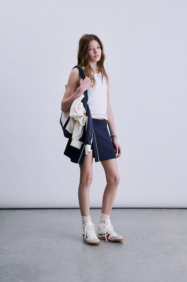 Zara LOOK - Dark coral