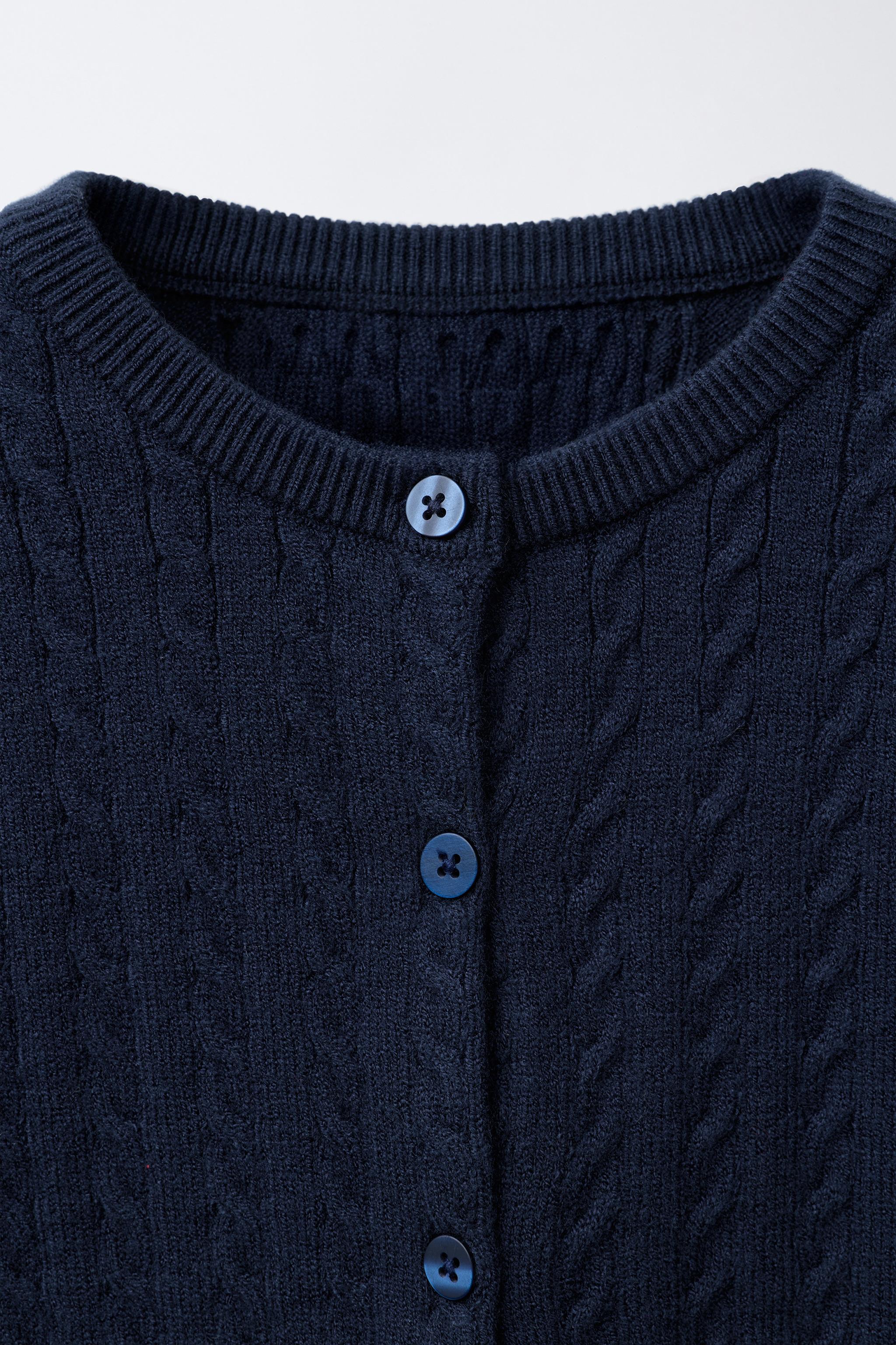 GILET EN MAILLE TORSADÉE