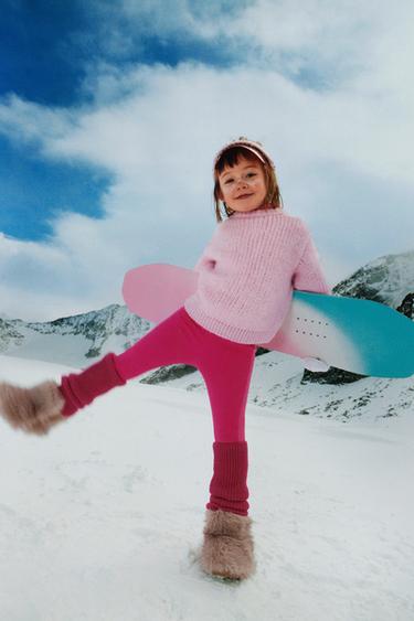 SKI COLLECTION THERMAL LEGGINGS - Fuchsia by Zara