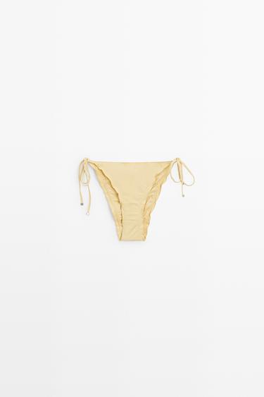 Bas de bikini à volants et liens - 314 de Zara - Image 0