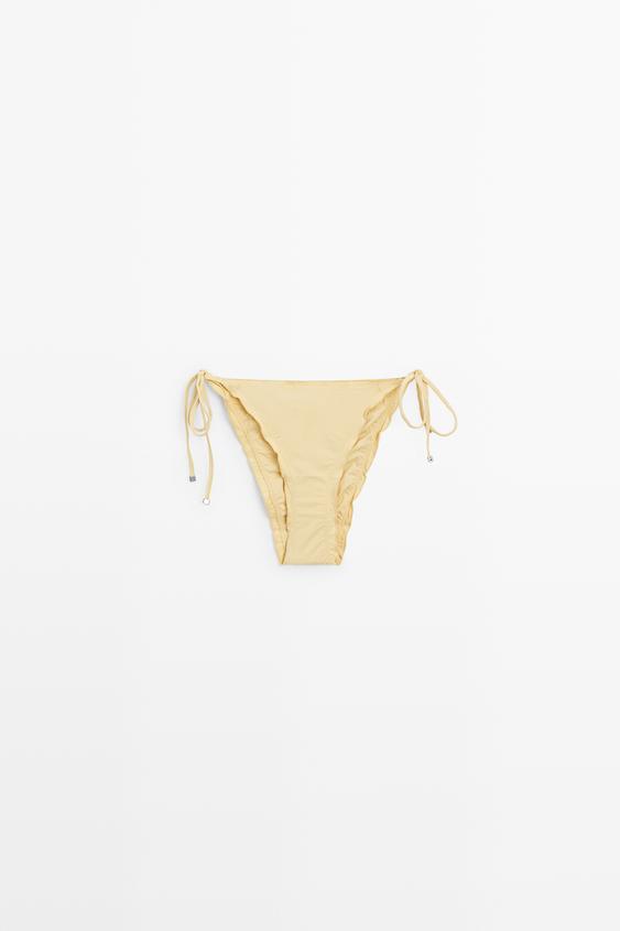 Bas de bikini à volants et liens - 314 de Zara - Image 0