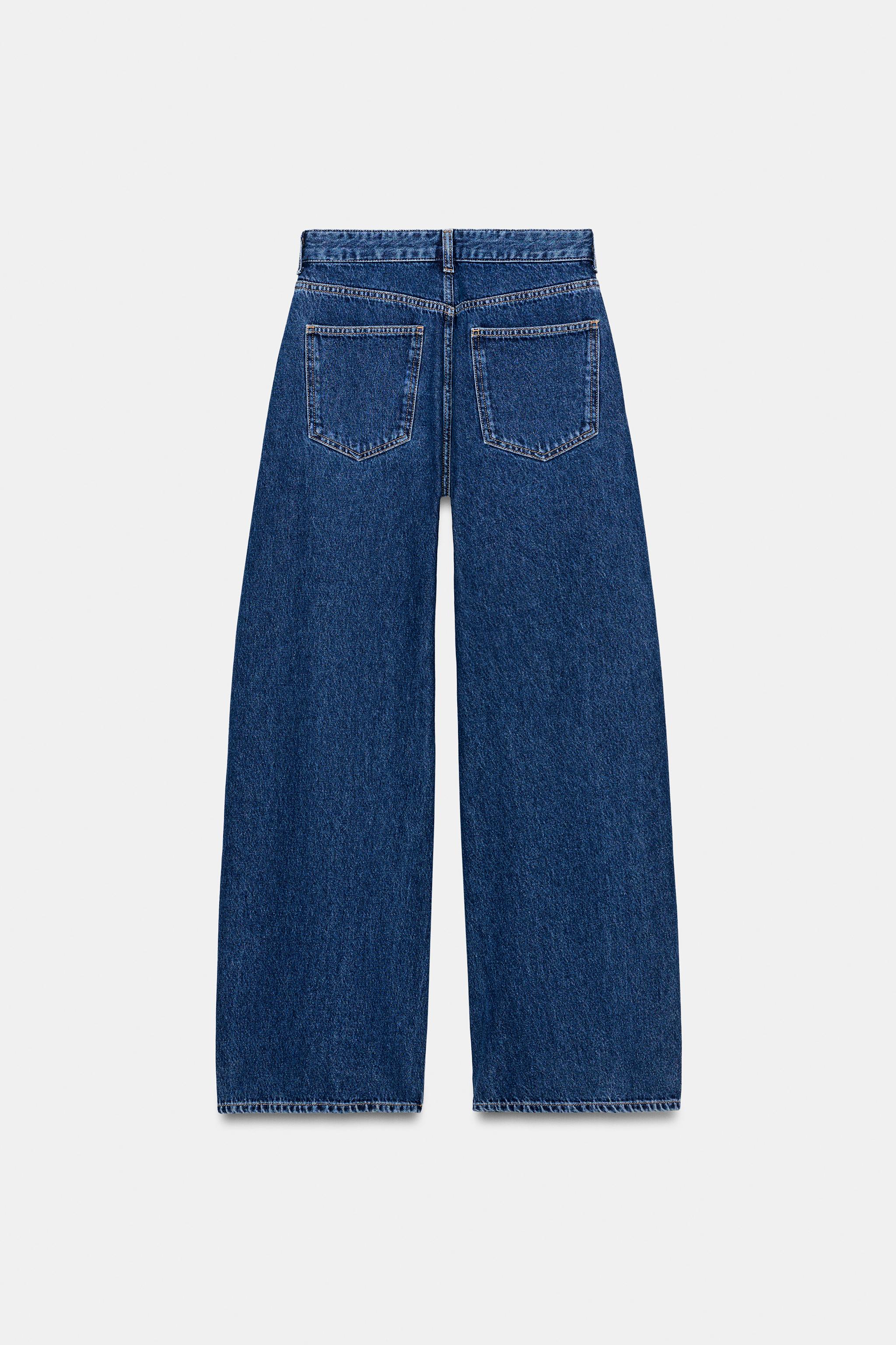 Z1975 ハイウエストバギーフィットデニムパンツ - ミディアムブルー