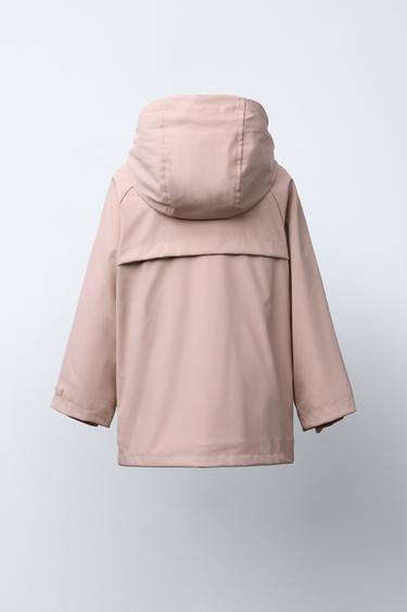 VESTE DÉPERLANTE ENDUITE EFFET FOURRURE - Rose de Zara - Image 3