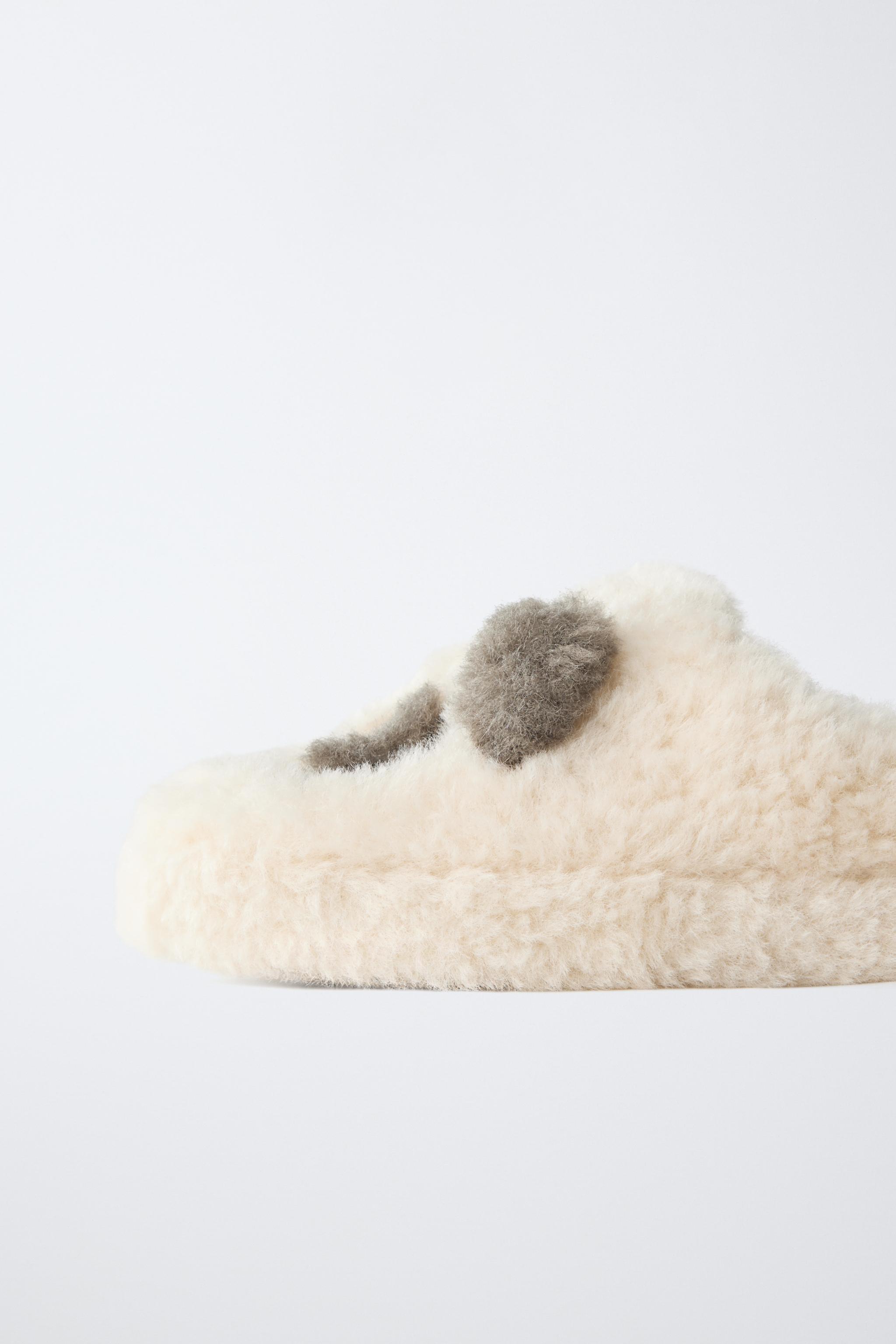 Детские тапочки Zara PANDA SLIPPERS — фото 6