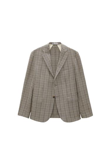 CHECK SUIT BLAZER