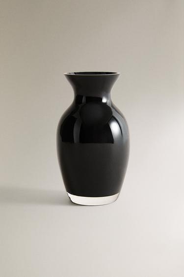 PETIT VASE EN VERRE NOIR - Noir de Zara