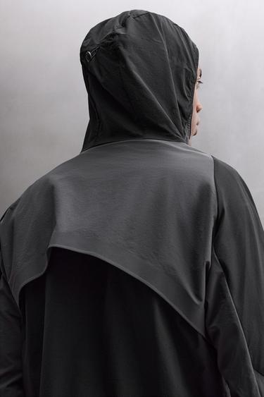 BLOUSON TECHNIQUE COLOR BLOCK - Noir de Zara - Image 6