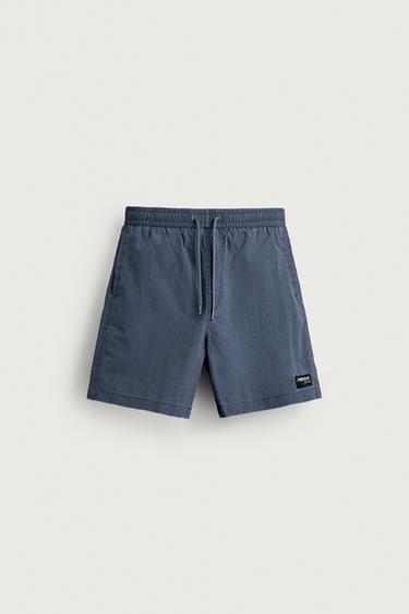 PUKAS SURF X ZARA LONG SWIMMING TRUNKS - Blue by Zara