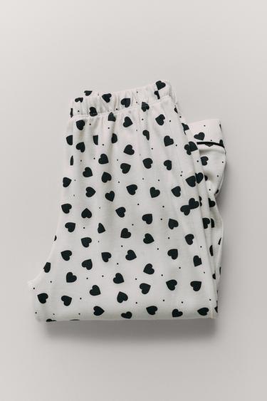3-14 AÑOS/ PIJAMA CORAZONES - Mora de Zara