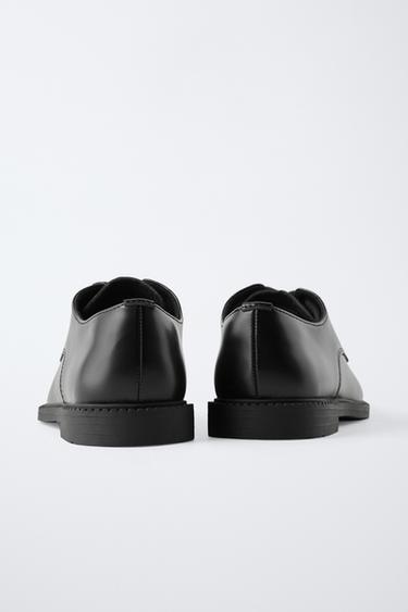 CLASSIC DERBY SHOES - Black by Zara - Image 3