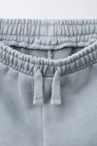 ENSEMBLE JOGGING SWEAT-SHIRT ET PANTALON UNI - Gris / Marron clair de Zara - Image 3