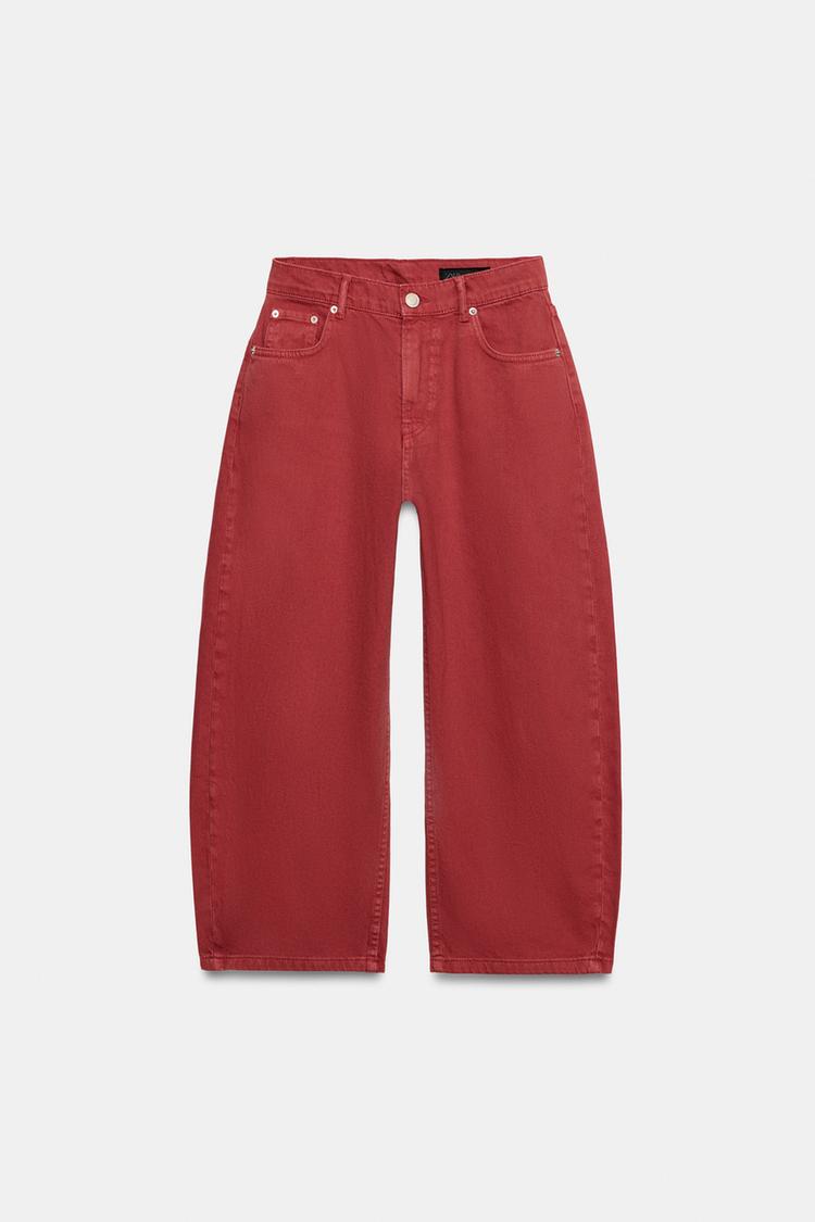 Jeans capri globo de tiro medio ZW Collection 6