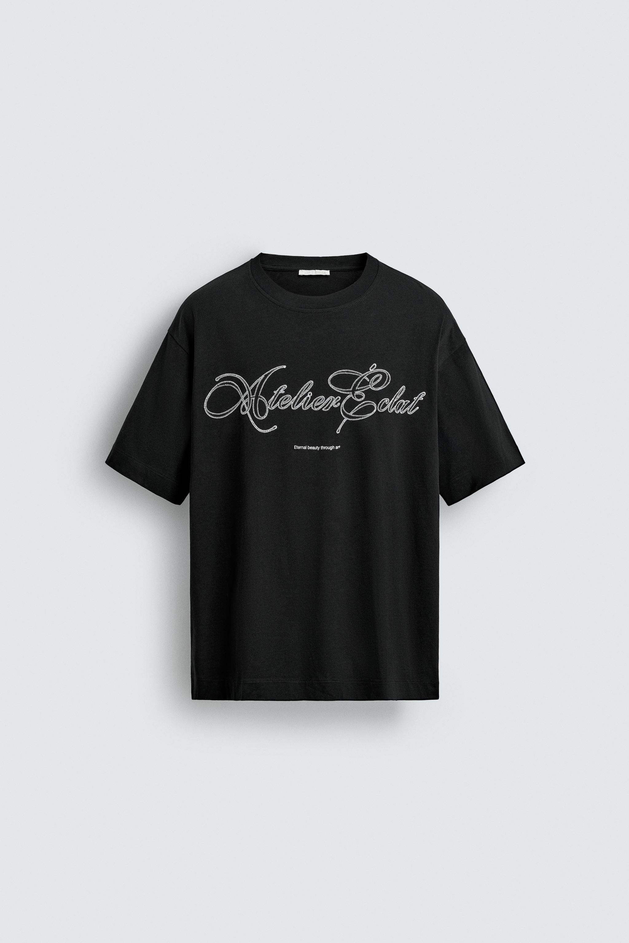 T-SHIRT BRODERIE INSCRIPTION