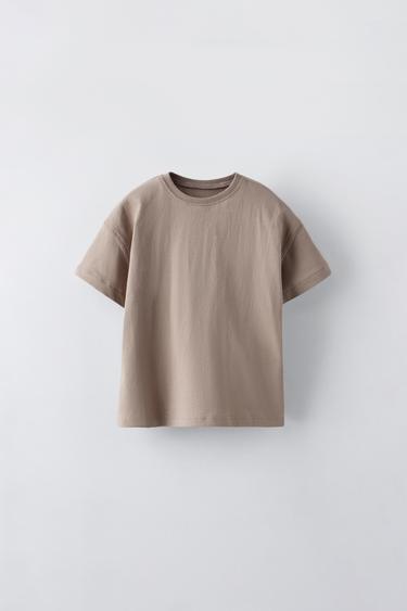 Zara LABEL T-SHIRT - Earth