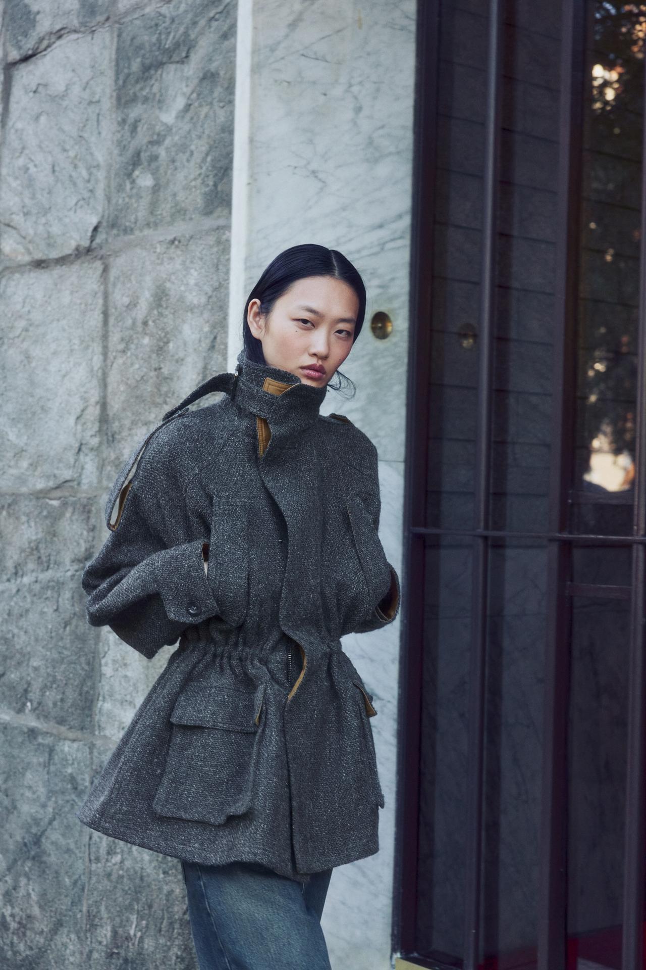 ZW COLLECTION COMBINED JACKET — Gray
