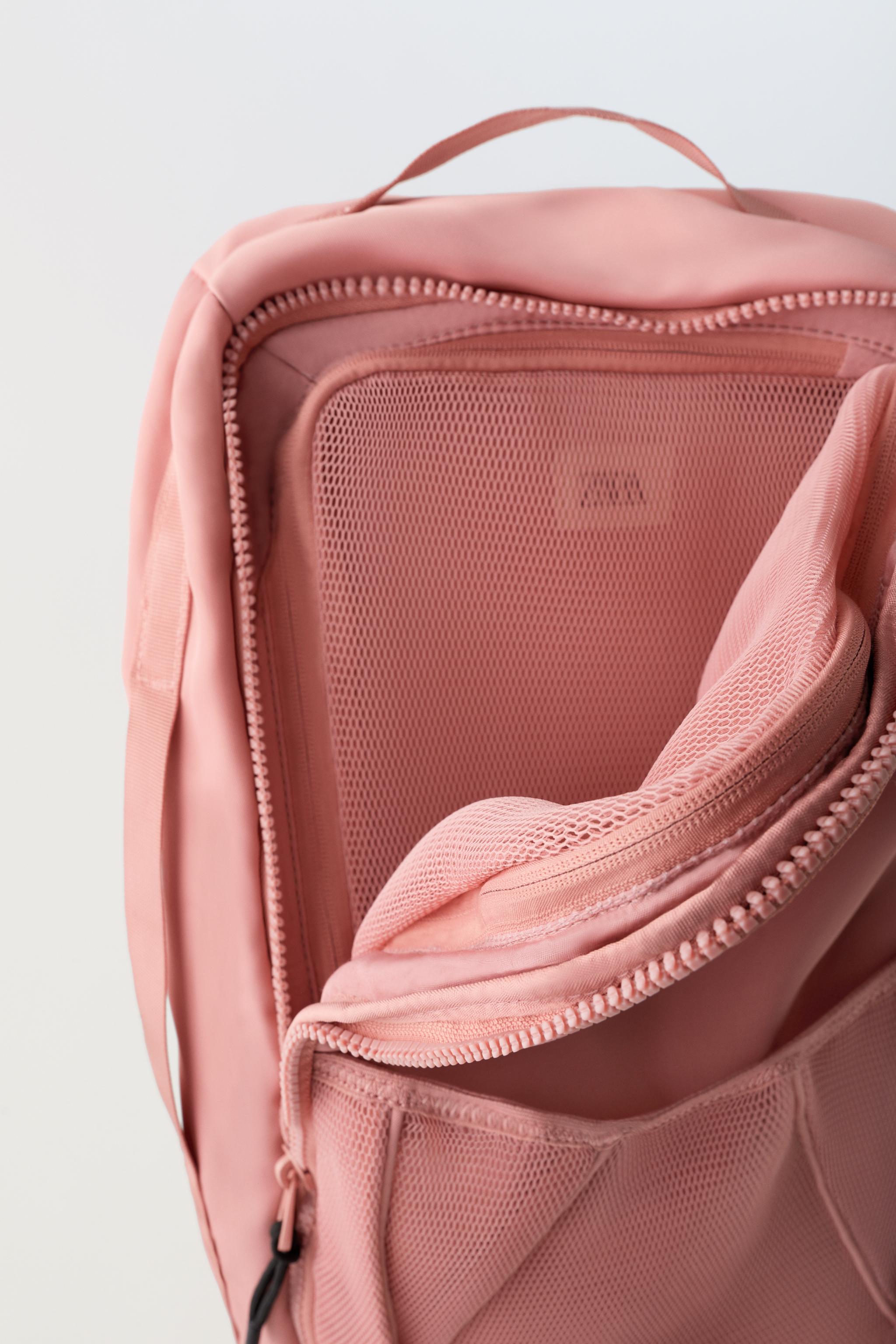 Zara best sale pink backpack