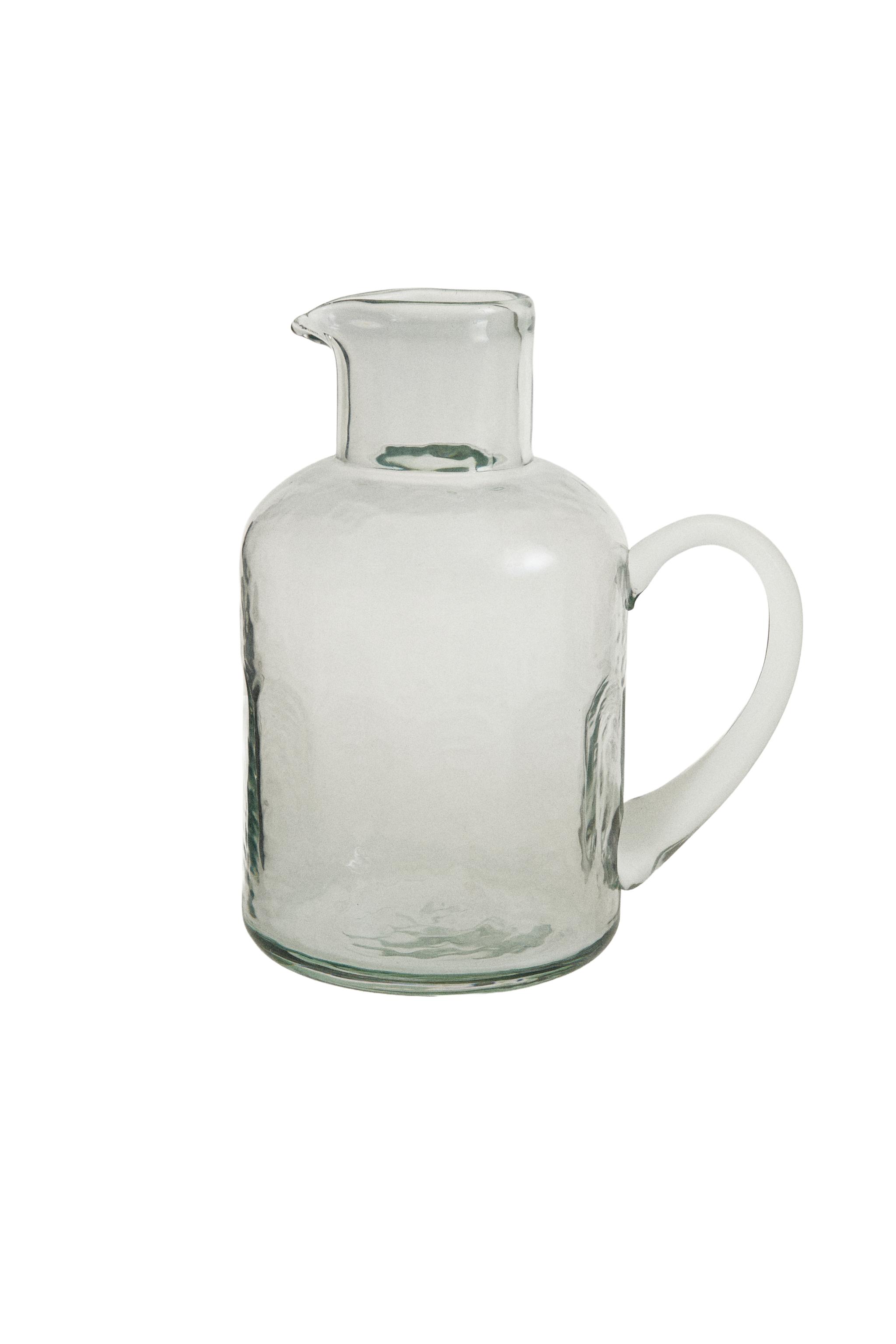 Zara  ガラスプランター HAMMERED GLASS PITCHER - Transparent | ZARA United States