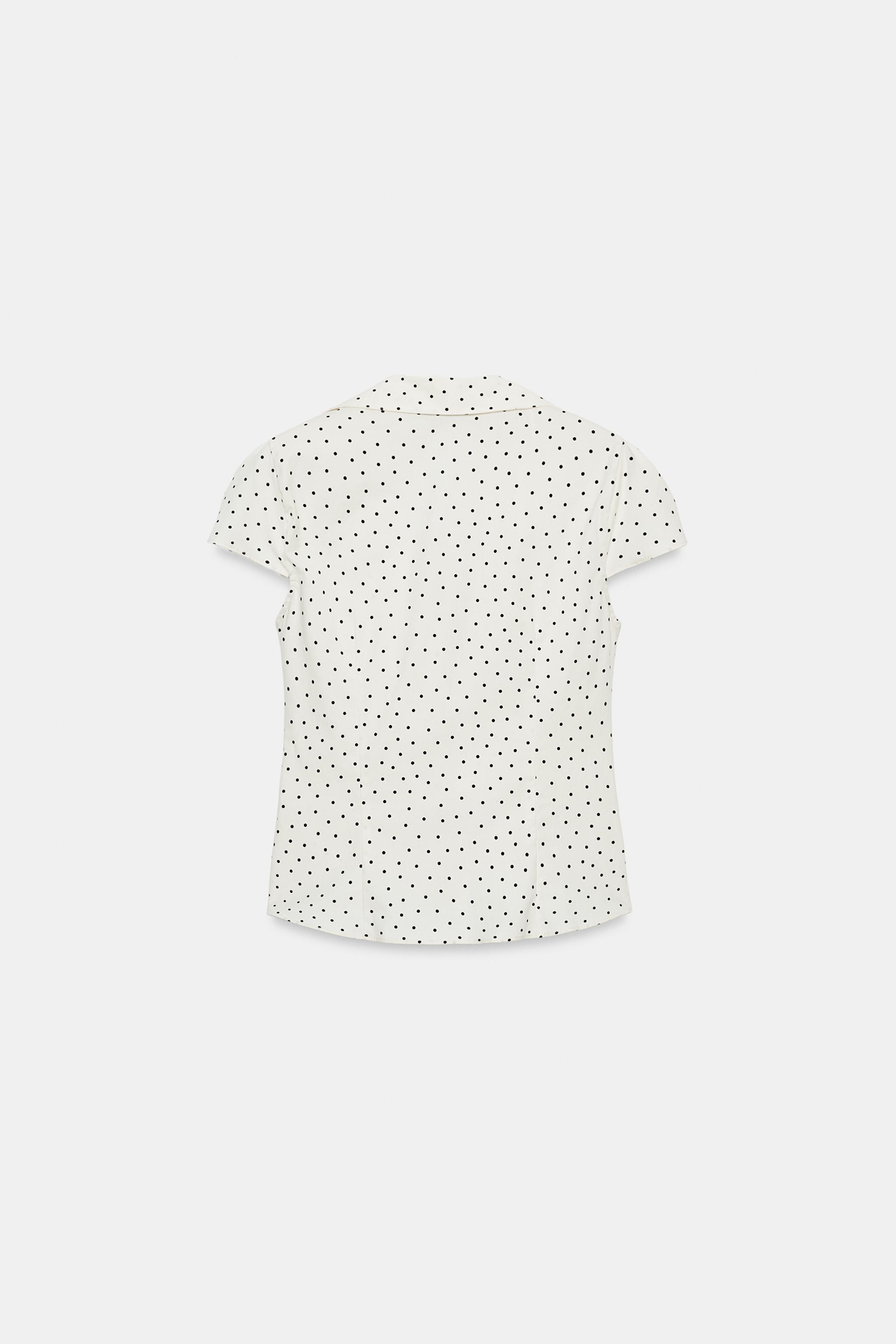 RUCHED FITTED SHIRT
