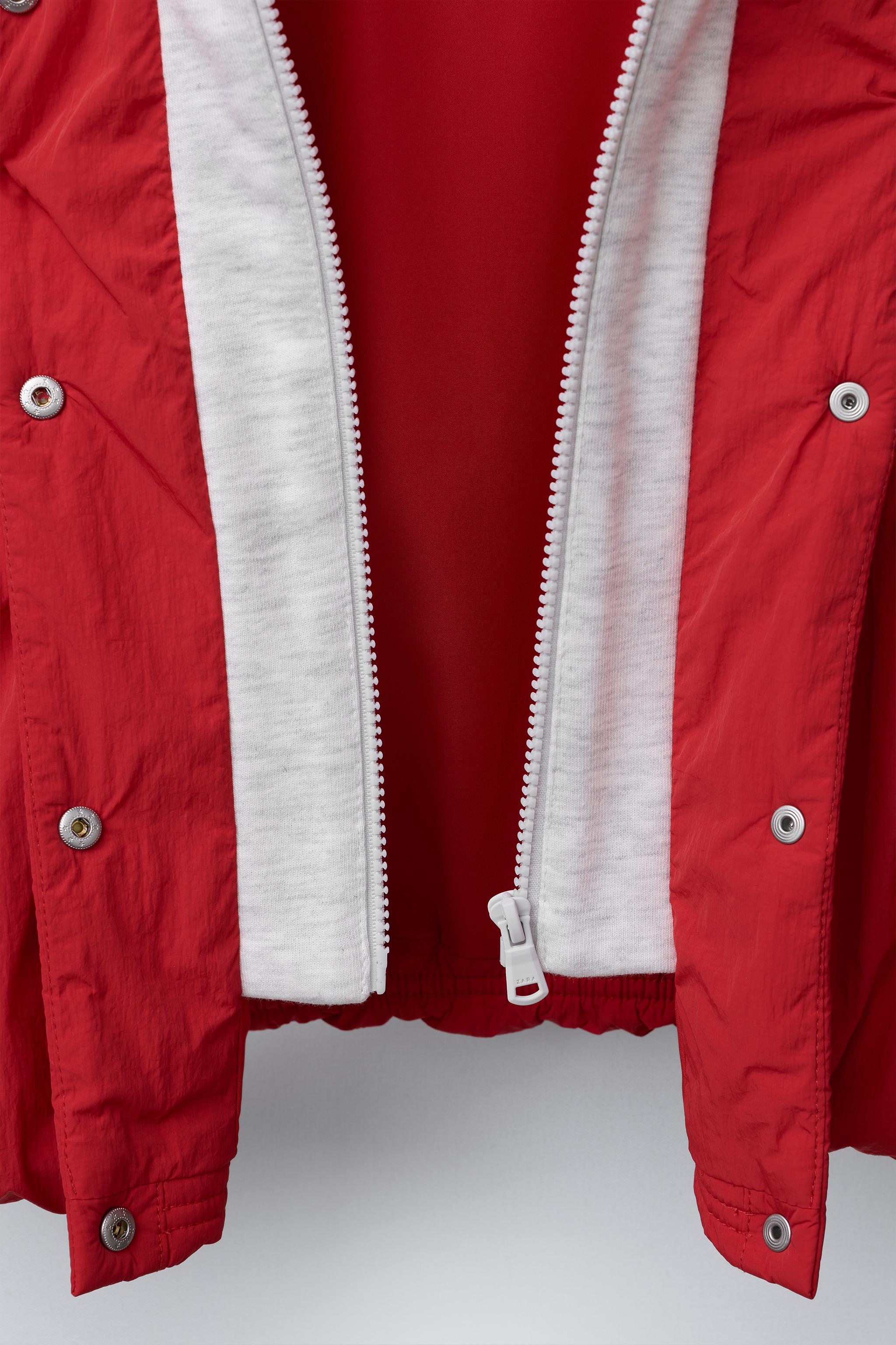 BLOUSON REMBOURRÉ À CAPUCHE EN MOLLETON