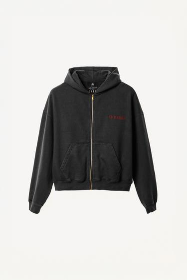 SWEAT RELAXED FIT À CAPUCHE WILLY CHAVARRIA X ZARA - Noir de Zara