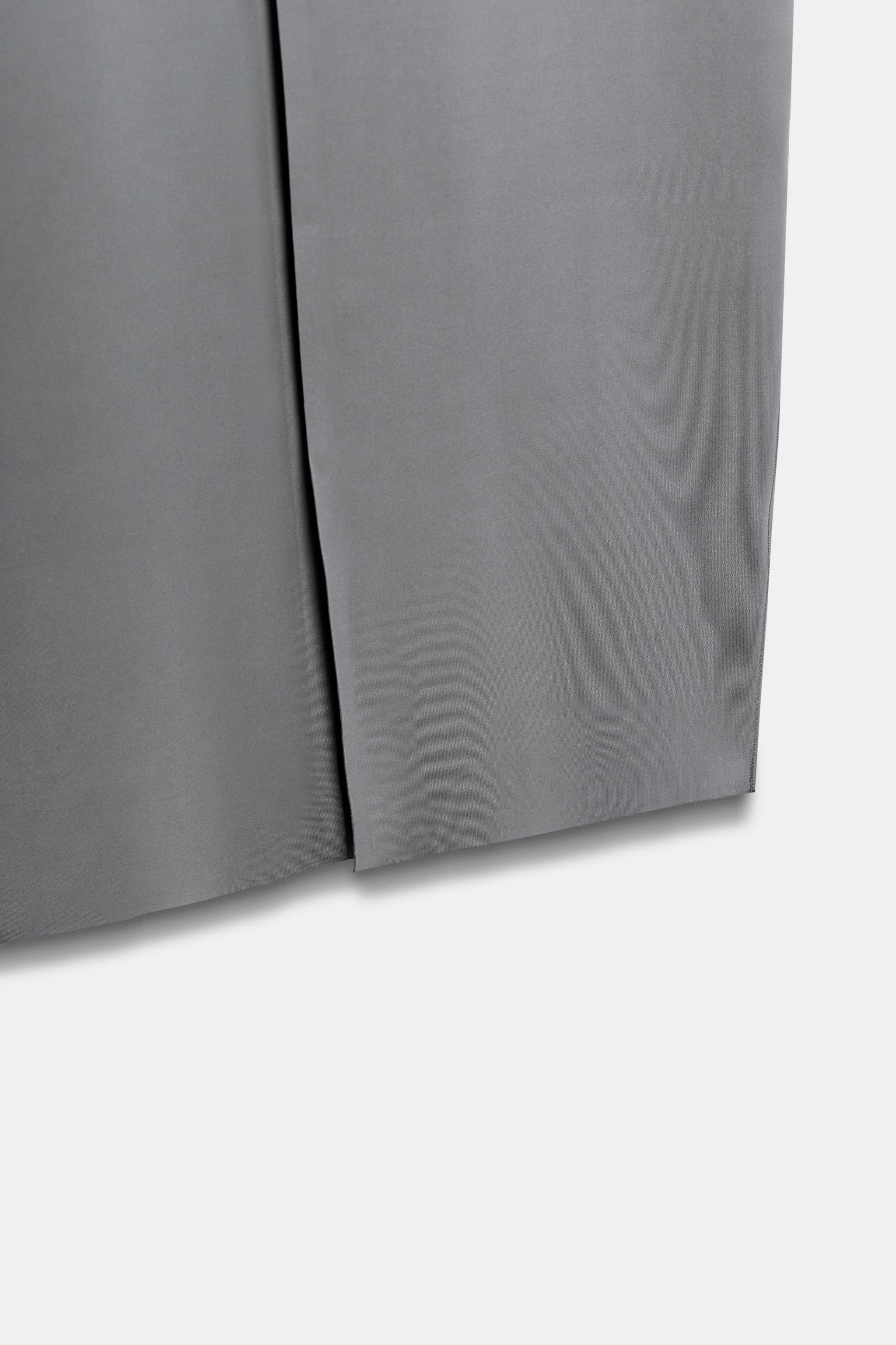 Женские платья Zara CONTOURING MIDI DRESS — фото 9