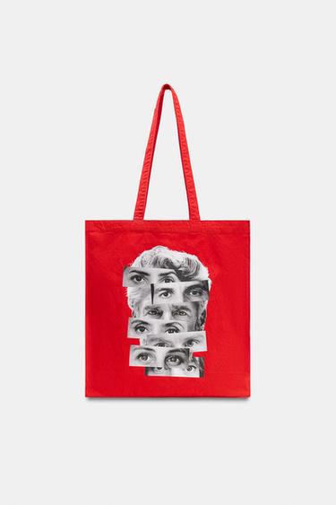 SAC SHOPPER ALMODÓVAR - Rouge de Zara