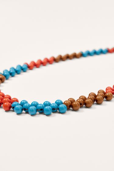 COLLIER FANTAISIE LACET ÉDITION LIMITÉE - Multicolore de Zara - Image 5