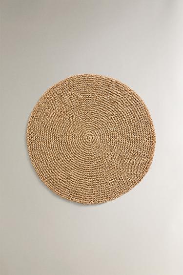 ROUND PAPER PLACEMAT - Brown by Zara - Image 0