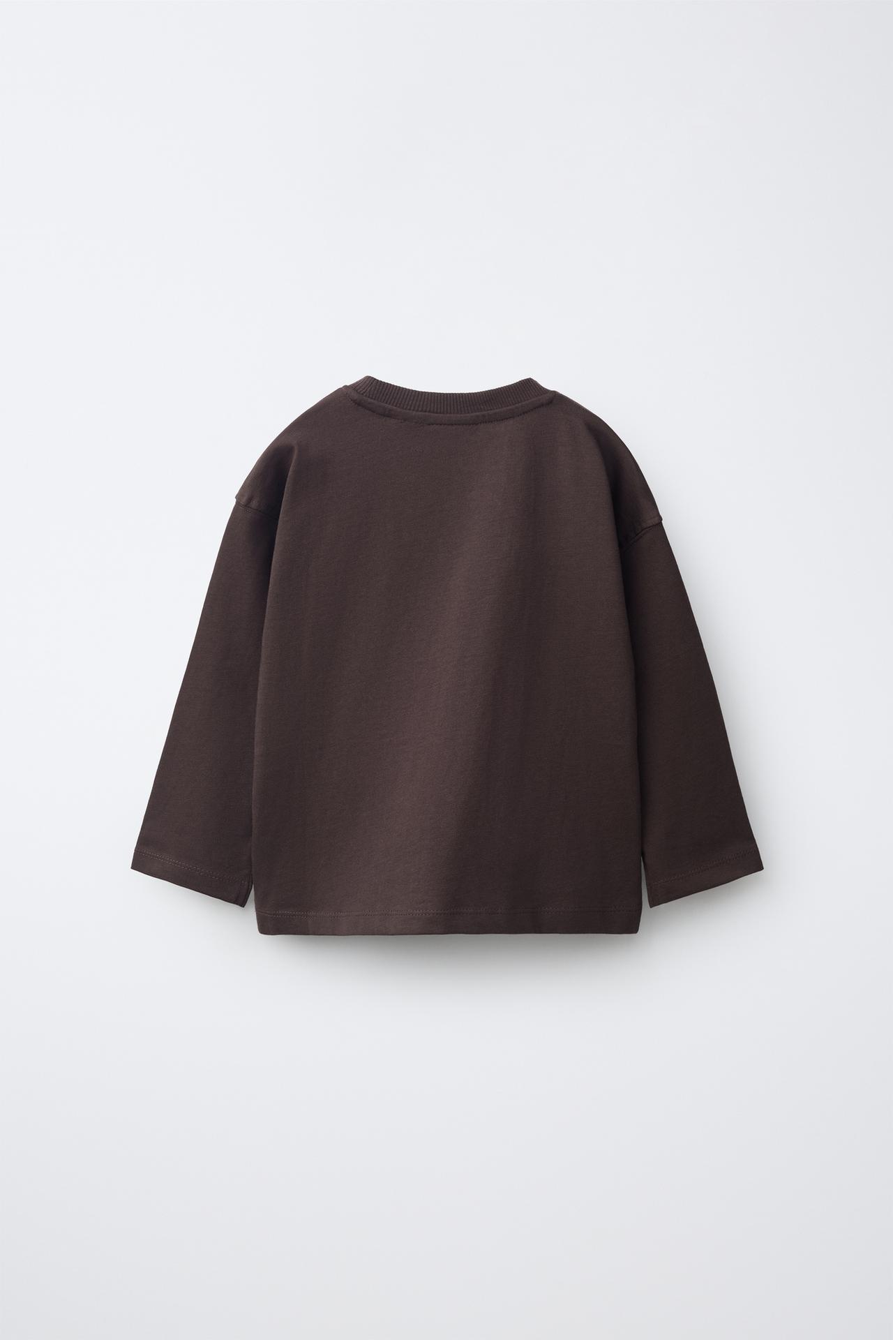 VEHICLE PRINT T-SHIRT — Brown