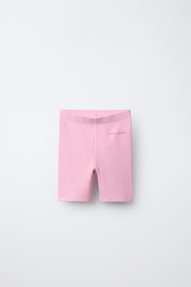 LEGGING CICLISTA CANALÉ TEXTO RELIEVE - Rosa pastel de Zara