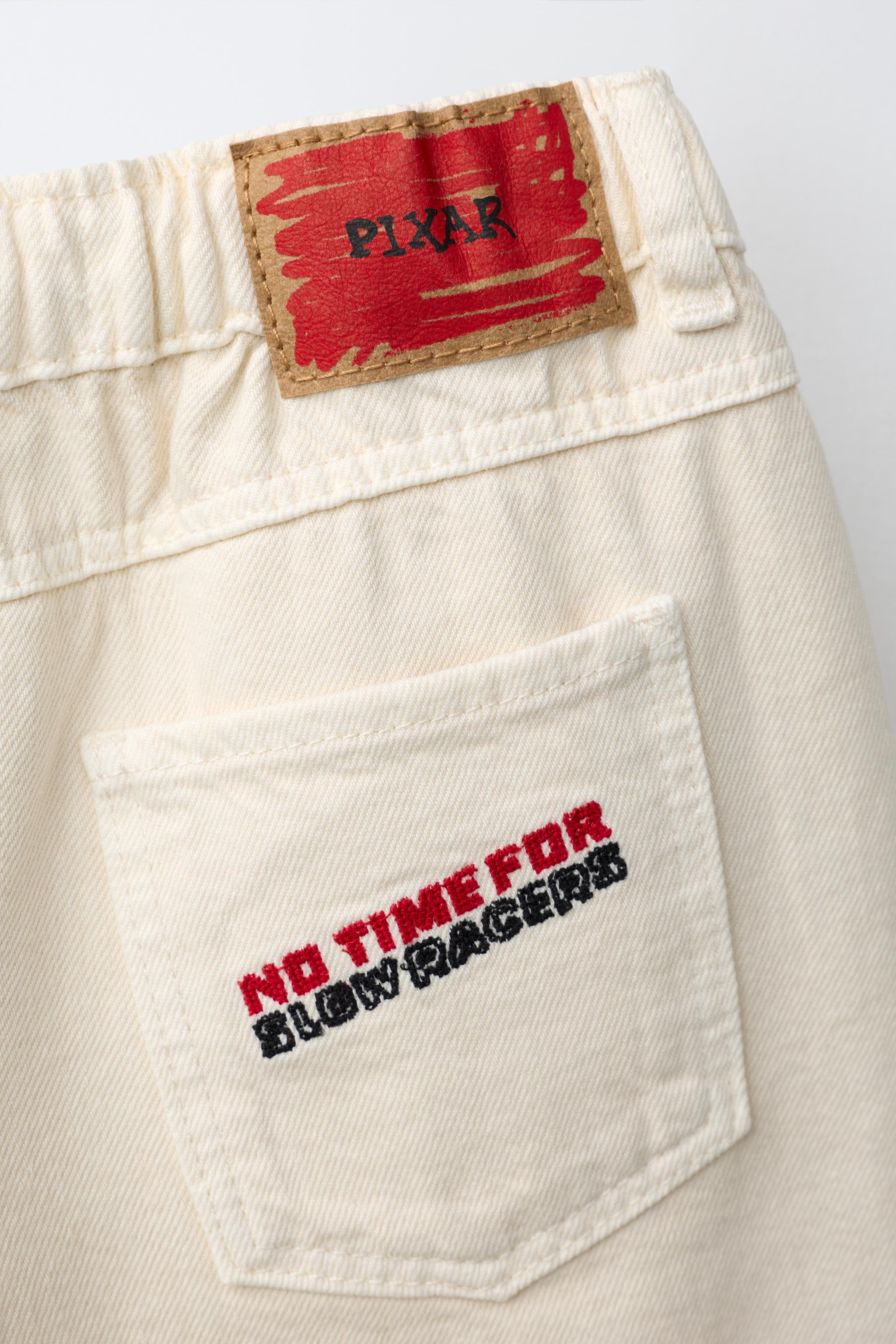 Детские шорты Zara © DISNEY/PIXAR EMBROIDERED TWILL SHORTS — фото 4