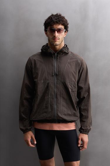 LIMITED EDITION WINDCHEATER JACKET - Brown by Zara