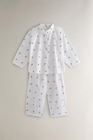 CHEMISE BRODERIE FLEURS - Blanc de Zara - Image 3