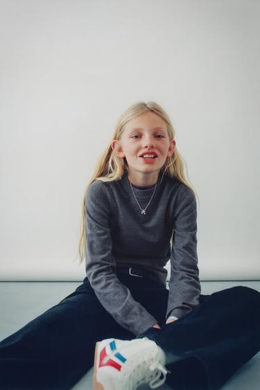 FINE KNIT JUMPER - Anthracite grey by Zara