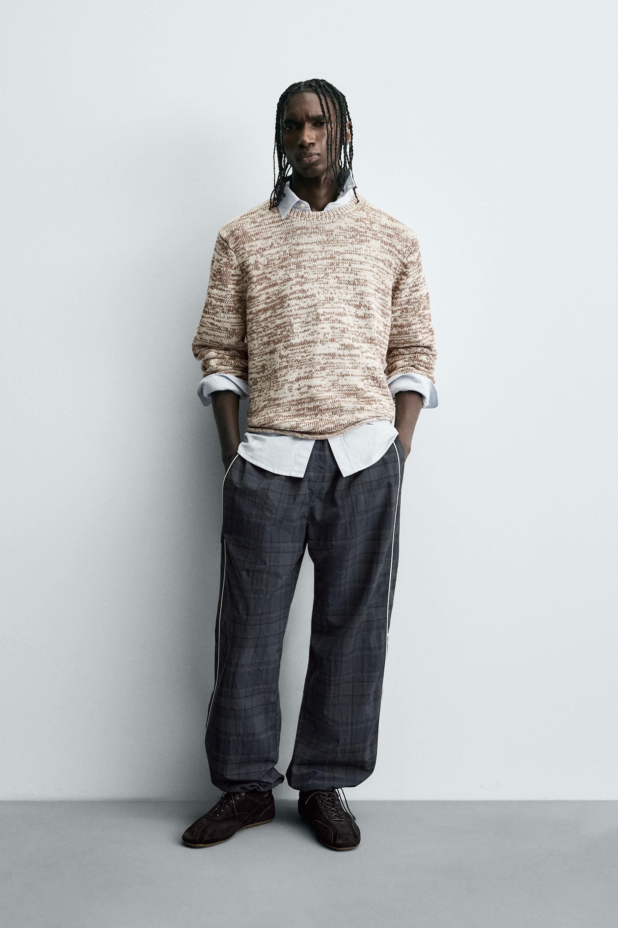パンツ jcaesar studio JCAESAR PLAID PANTS Jcaesar Plaid Pants | Wide Leg Check Trousers for Unisex Style