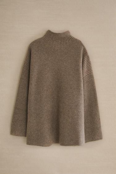 PULL EN CACHEMIRE - Marron / Taupe de Zara - Image 4
