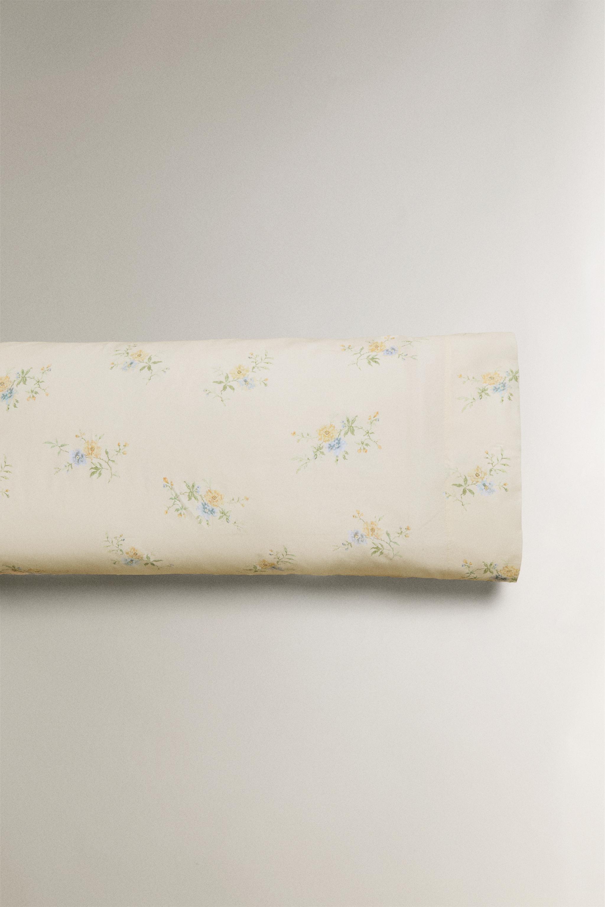 FLORAL BOUQUET SATEEN PILLOWCASE