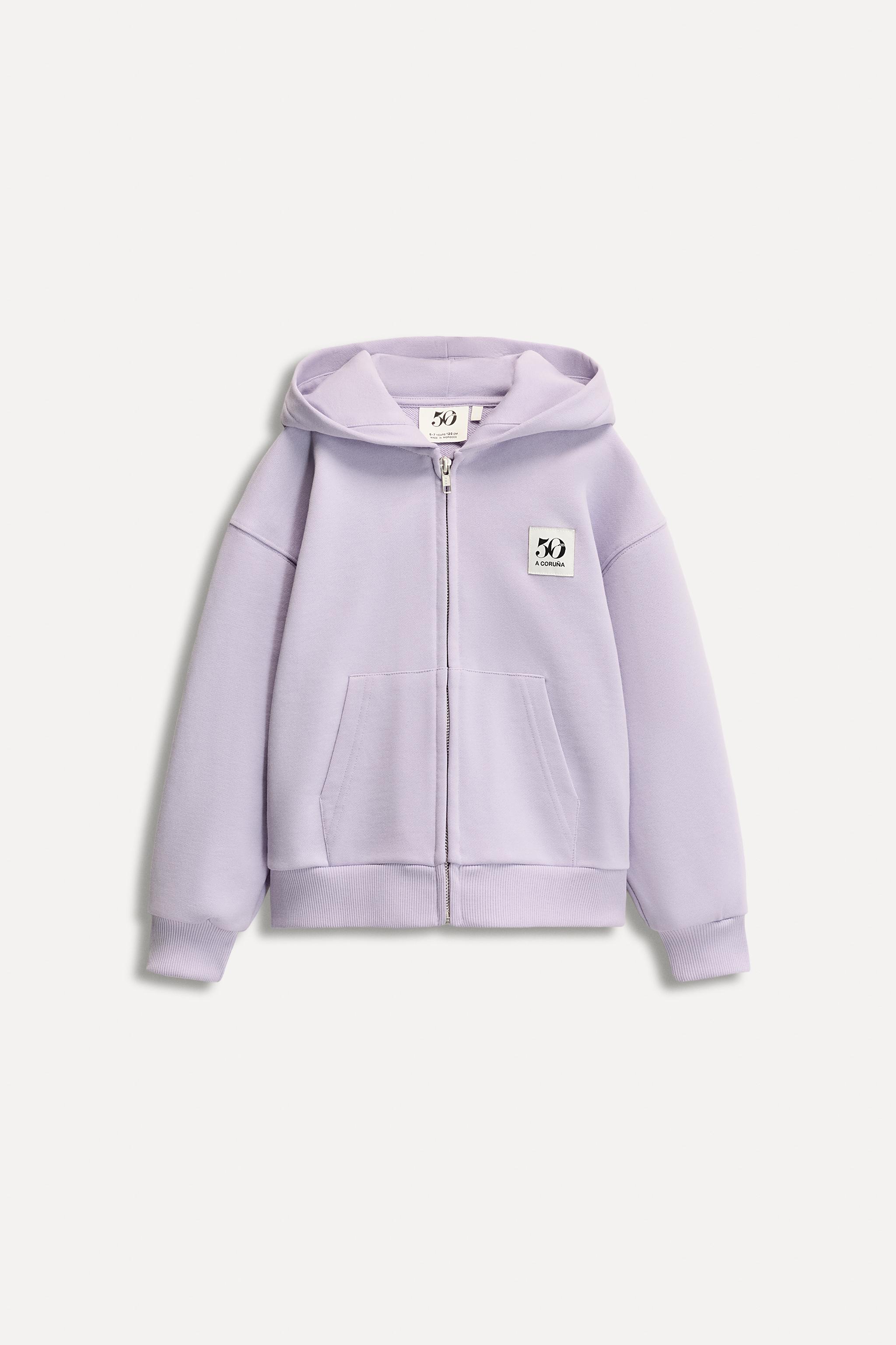 6 ANS/ SWEAT ZIPPÉ ÉTIQUETTE 50TH ANNIVERSARY